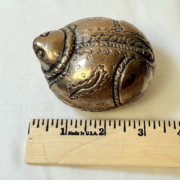 VTG Cambodian Silver Tone Turtle Form Betel Box Grouping | eBay Vtg Cambodian Silver toned Betel Nut Turtle Box